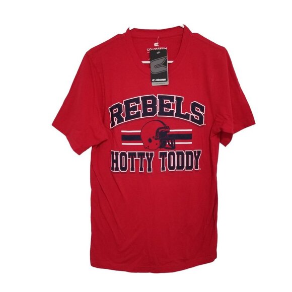 NWT COLOSSEUM Men's Red Ole Miss Rebels Hyperlocal T-Shirt Size S - Picture 1 of 6